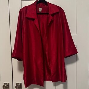 Chico's Radiant Red Jacket